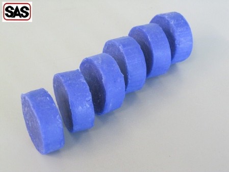pastillas sanitarias cortadas